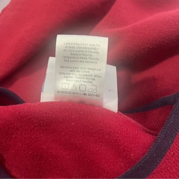 Vntg 90s Worlds Top Notch Fisherman Sweatshirt Large Jumper Crewneck Embroidered - Picture 8 of 9